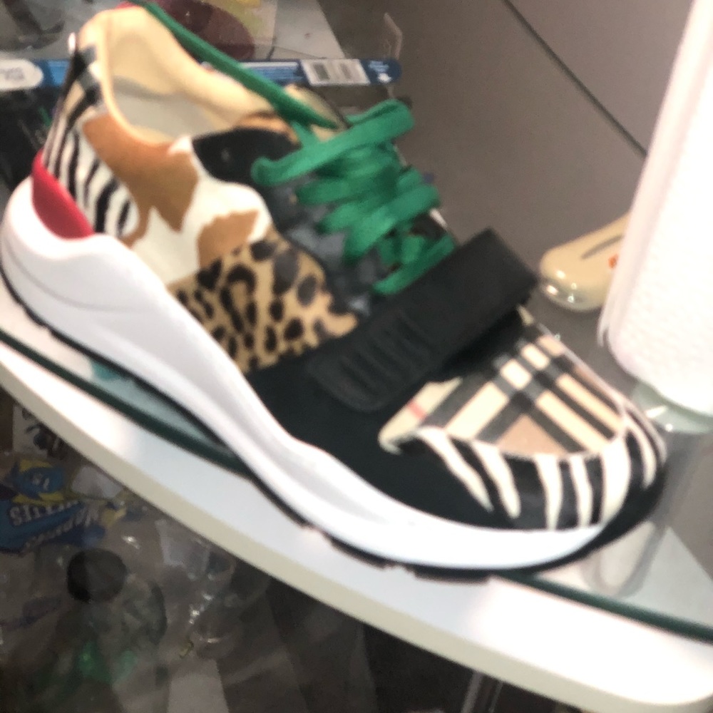 Burberry animal print sneaker